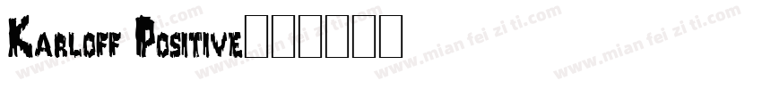 Karloff Positive字体转换